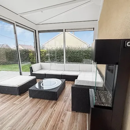 Maison Calme Avec Cheminee, Ideal Familles 아스넬레스