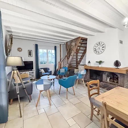 Maison Calme Avec Cheminee, Ideal Familles * 아스넬레스