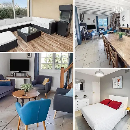 펜션 Maison Calme Avec Cheminee, Ideal Familles 아스넬레스